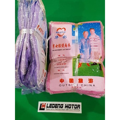 Jas Hujan Kresek Plastik Tipis Murah Raincoat Darurat 1x pakai