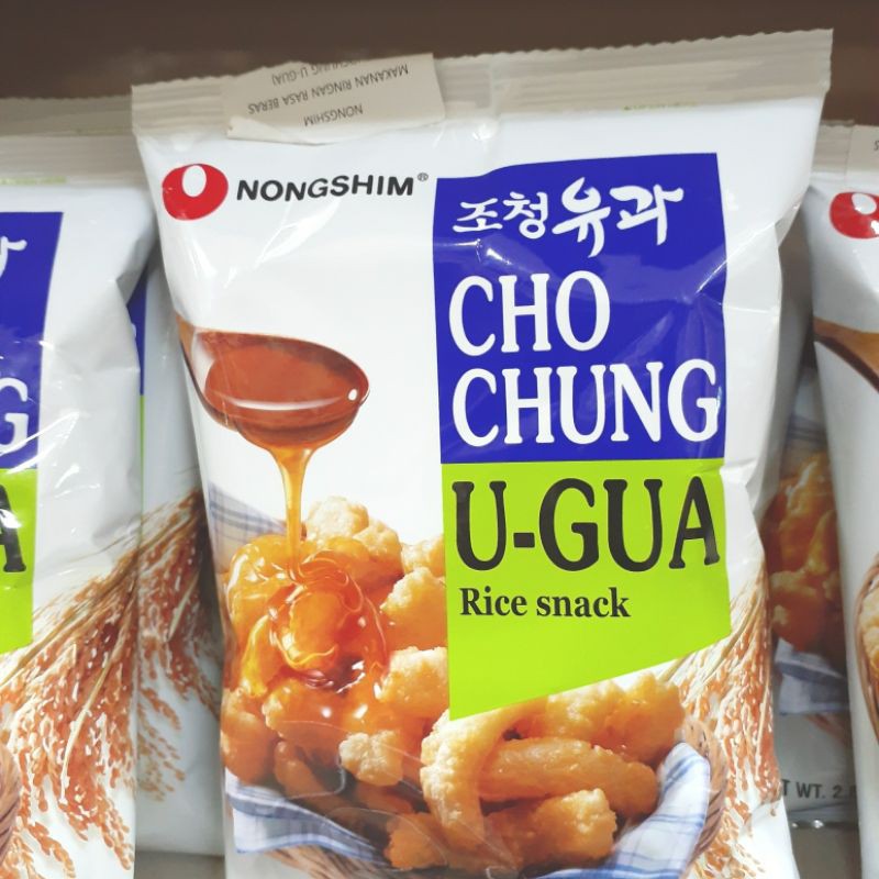 

Nongshim Cho Chung U-gua-Rice Snack/Makanan Ringan Rasa Beras 80gram