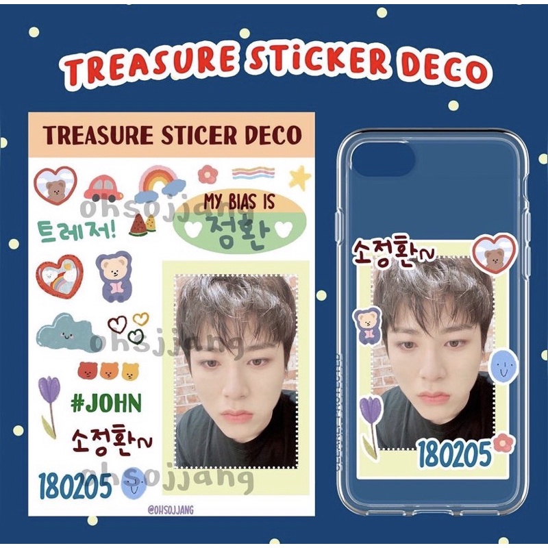 TREASURE CUTE DECO STICKER STIKER LUCU