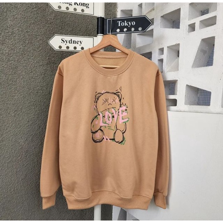 Sweater Wanita Grosir Berkualitas - Bear love