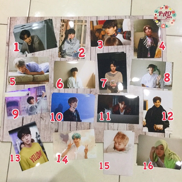 BTS exhibition 2018 photo polaroid official harap menanyakan stock terlebih dahulu sblm memesan