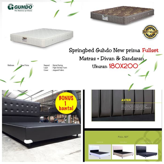 Springbed Guhdo New Prima ukuran 180x200 Fullset