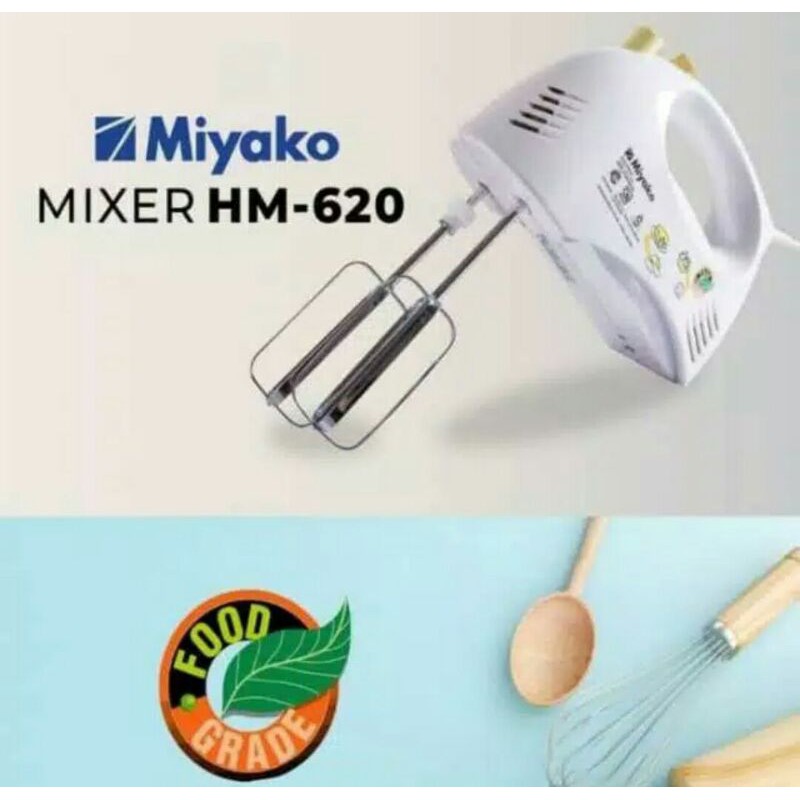 Hand Mixer Hm-620 Miyako / Mixer Miyako Hm620 / Mixer Tangan Hm 620 Miyako