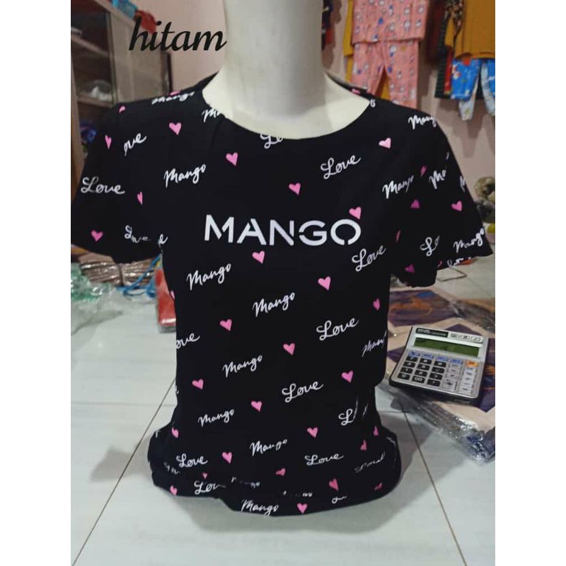 kaos mango ,merek orenz