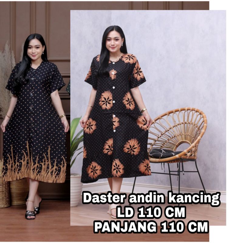 DASTER ANDIN KANCING MOTIF