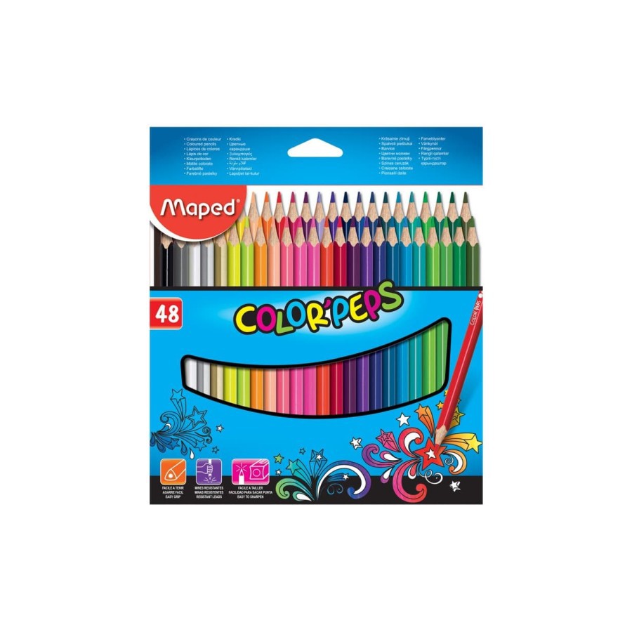 

Maped 48 Color Peps Cardboard Box OT832048