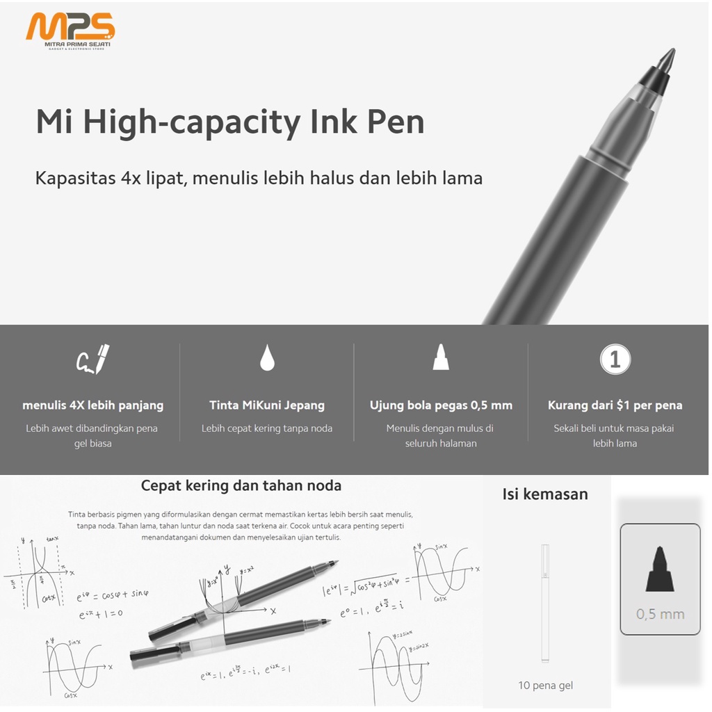 

Mi High-capacity Ink Pen - Original Xiaomi