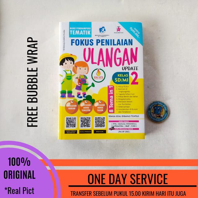 Buku Ujian Sd Kls 2 Fokus Penilaian Ulangan 8 Tema In 1 Buku Pendamping Tematik Soal Hots Shopee Indonesia