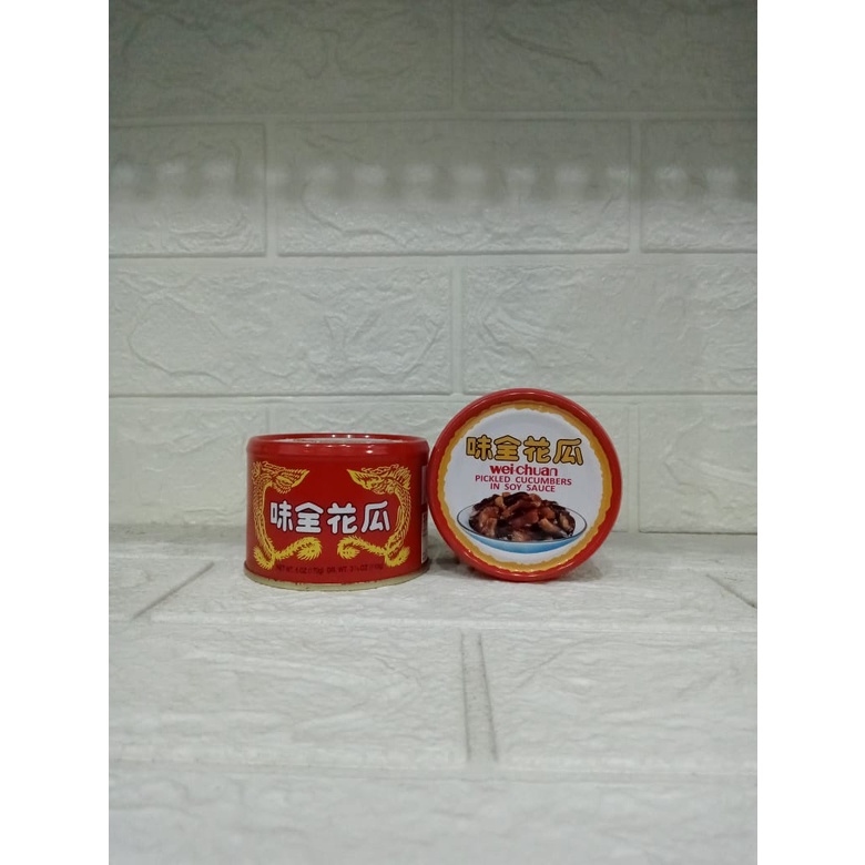 

WEI CHUAN PICKLED CUCUMBERS IN SOY SAUCE / ACAR TIMUN 170G exp 05.2025
