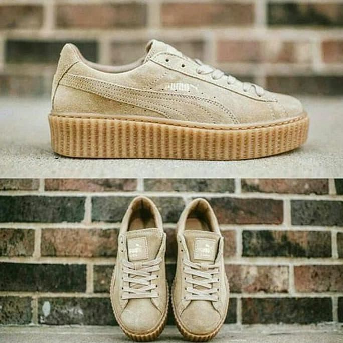 Mode Baru Puma Rihanna X The Creeper Brown Premium Original