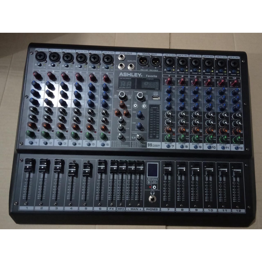 Mixer Audio 12 Channel Ashley Favorite 12 Original