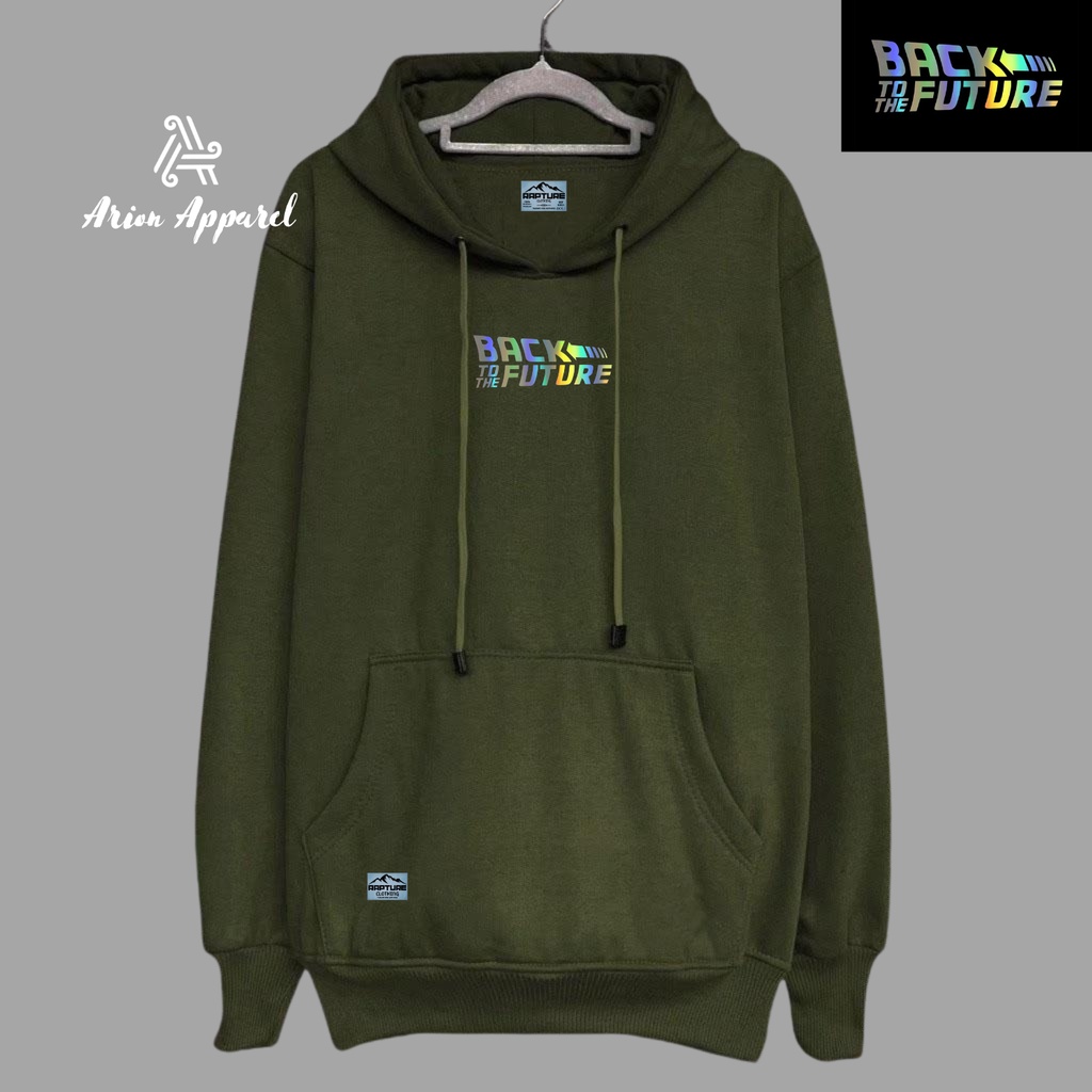 Sweter Hudie Pria Wanita Oversize Distro Bandung Brand Lokal Kekinian Terpopuler Switer Hoodie Cowok Cewek Unisex Warna Hijau Army List Future  Sweter laki laki Aesthetic