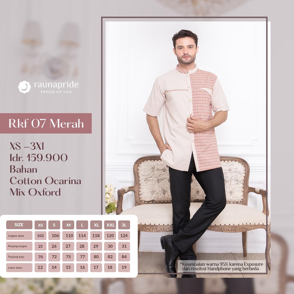 SARIMBIT RAUNA 07 MERAH / RKF 07 - RKAF 07 - RGF 07  / DISKON SARIMBIT COUPLE RAUNA RAUNAPRIDE / Dre