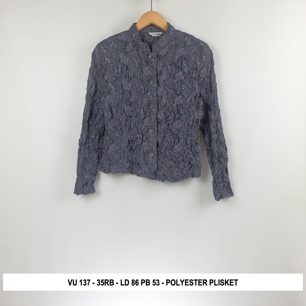 Thrift Blouse Vintage | Kode V3-VU 137