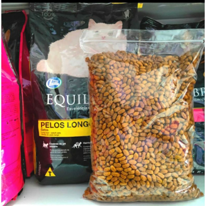 equilibrio adult pelos long / persian repack 1 kg makanan kucing ecer repack 1kg