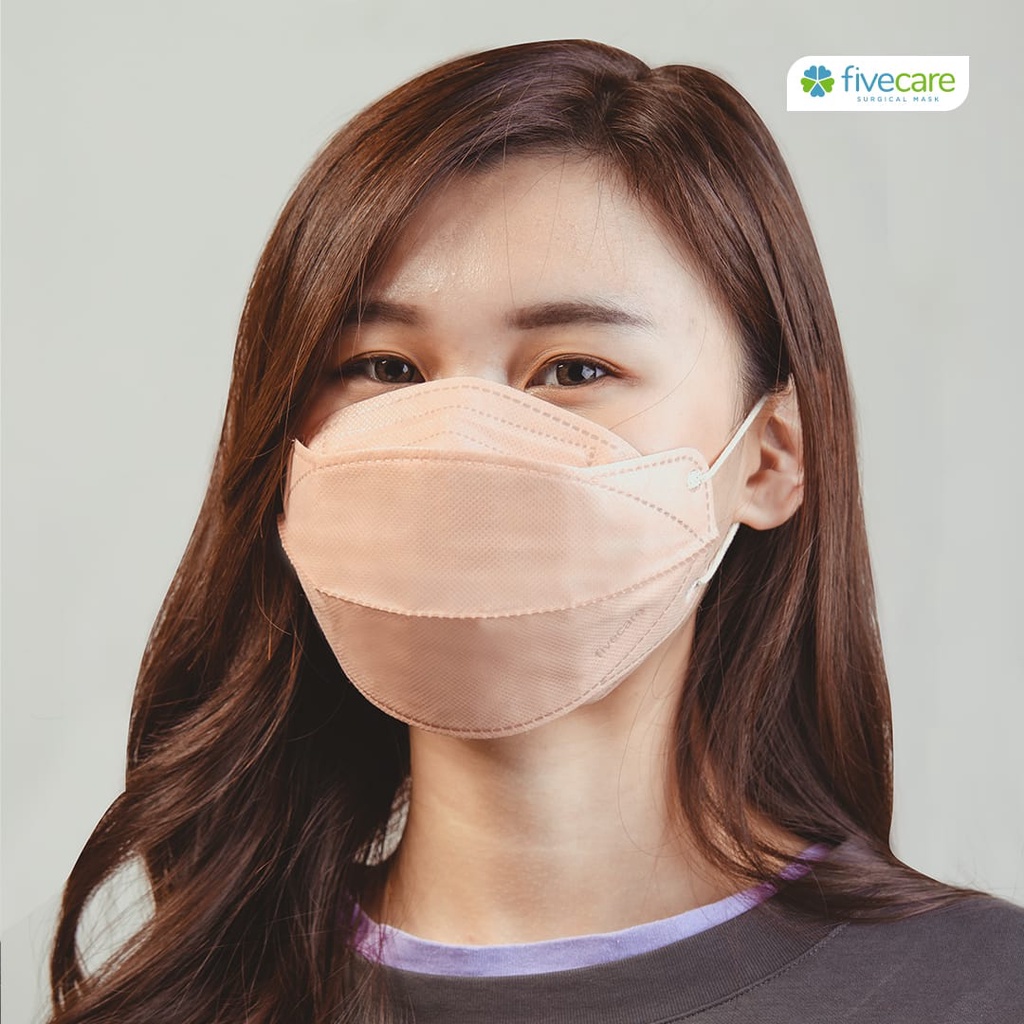 MASKER FIVE CARE 4 ply earloop FACE MASK COPPER