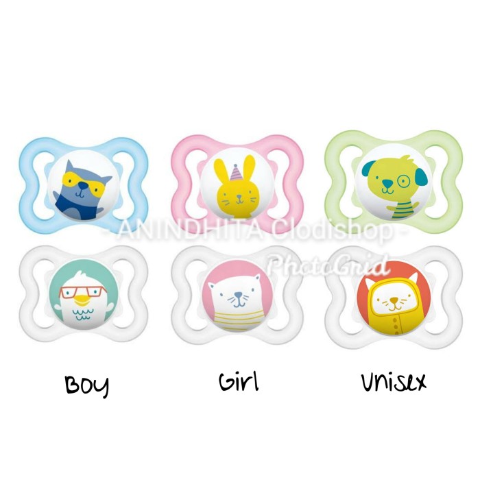 MAM Orthodontic Pacifier Air 0-6m | Empeng Bayi Kulit Sensitif MAM Air Pacifier