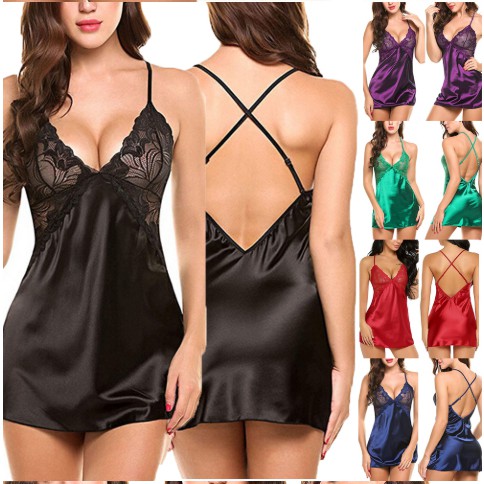 BAJU TIDUR LINGERIE SEXYDRESS BABYDOLL FASHION CASUAL-LLY