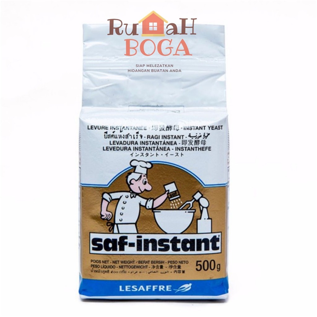 

Ragi Kering SAF SAFT Instan Instant GOLD 500gr 500 gr gram Bahan Pengembang Makanan Roti Kue Baking