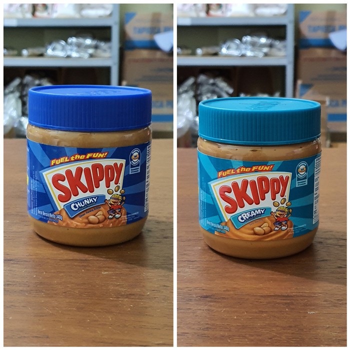 

Skippy 340 Gram Chunky/ Creamy Peanut Butter HALAL MURAH