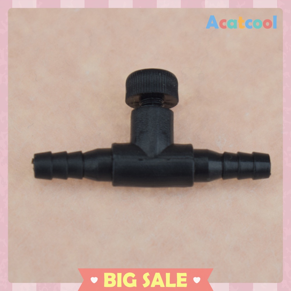 5/10pcs Aquarium Fish Tank Air Regulate Valve Switch Oxygen Pipe Tee Joint