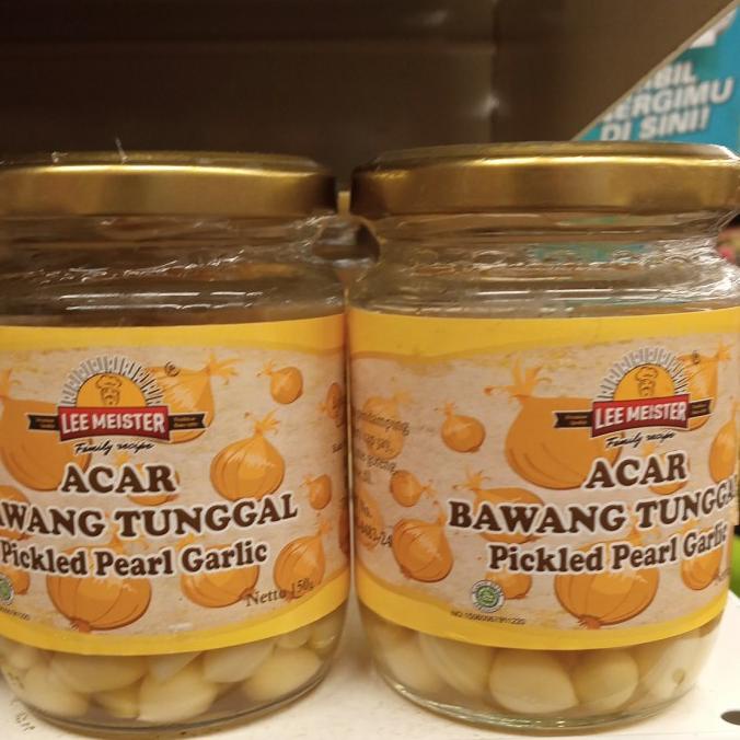 

~@~@~@~@] LEE MEISTER ACAR BAWANG TUNGGAL 150 gr pickled pearl garlic
