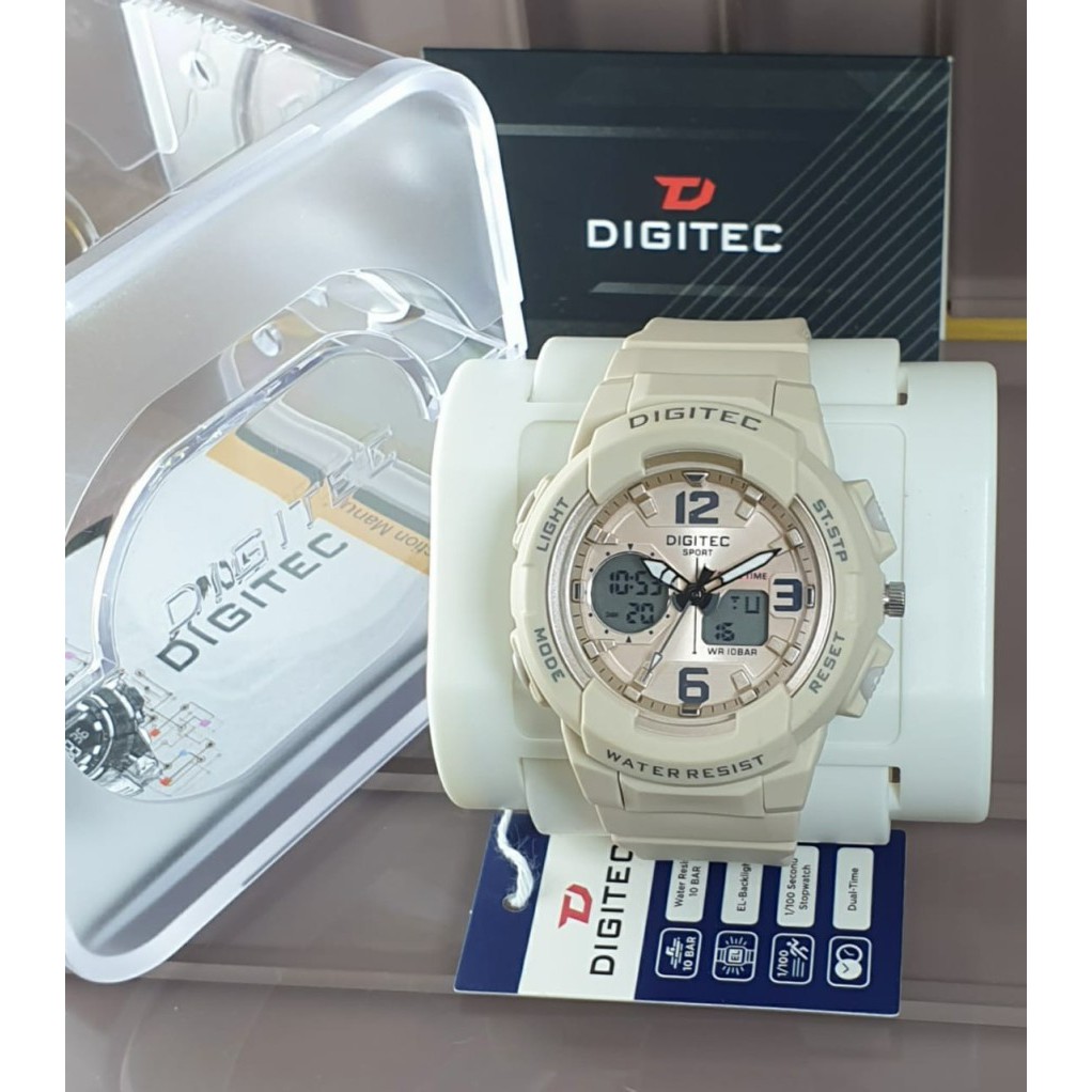 Jam tangan pria digitec terbaru 4120T original garansi resmi 1 tahun