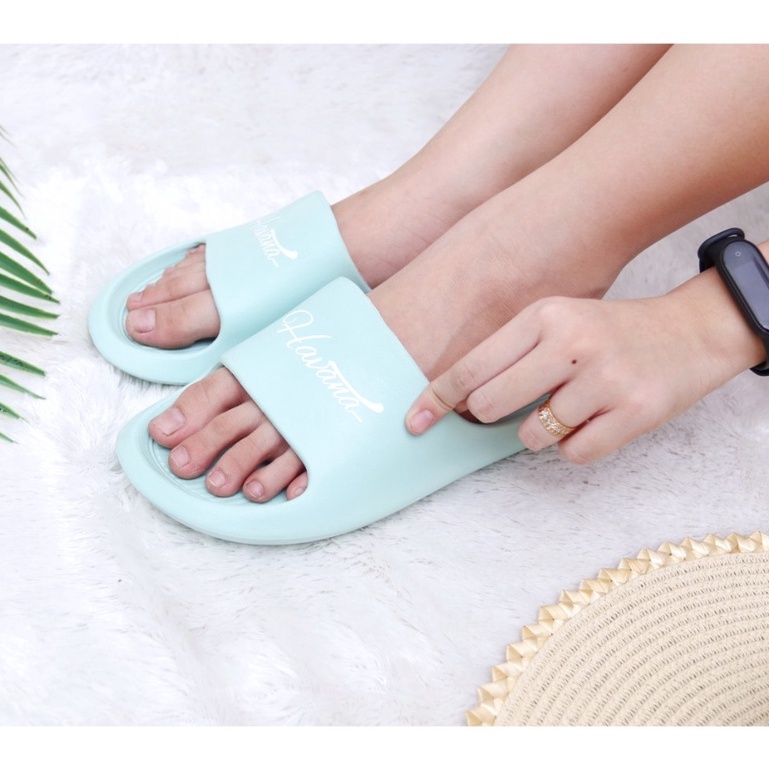 Sandal Selop Sandal Wanita Slop Havana Sendal Wanita Sandal Cewek Slip On Terbaru Sandal Slide Sandal Wanita Terbaru Murah Fashionable