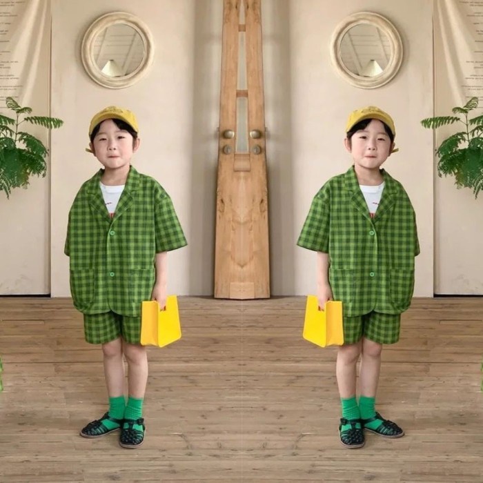 SETELAN ANAK LAKI 2IN1 INO 2-4THN | BAJU STELAN ANAK BALITA KOREA SB07