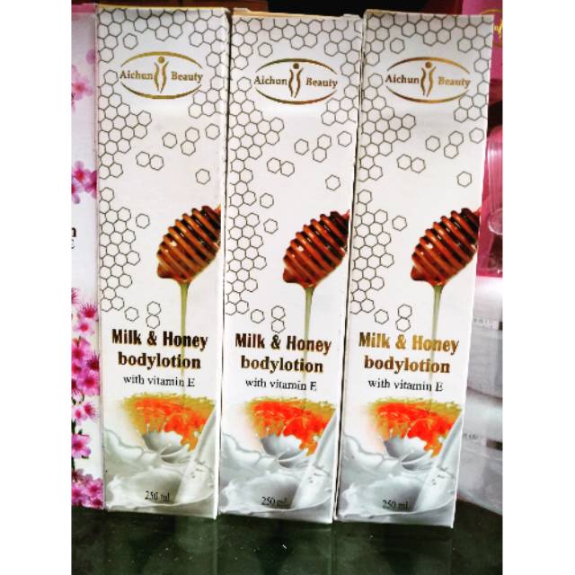 LOTION MILK & HONEY AICHUN + VIT E ASLI