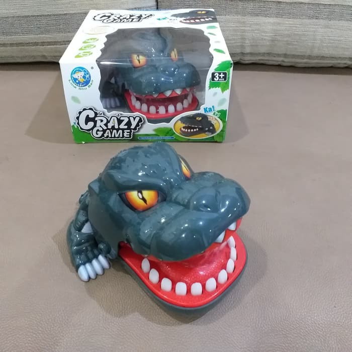 Mainan gigitan Buaya Galak Seruu / Crazy Game Crocodile