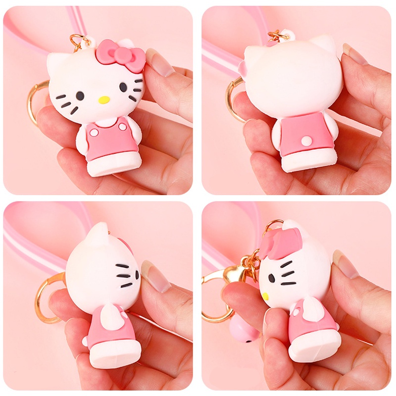 Gantungan Kunci Bentuk Kartun Sanrio Cinnamon Melody Kuromi Hello Kitty Untuk Aksesoris Tas