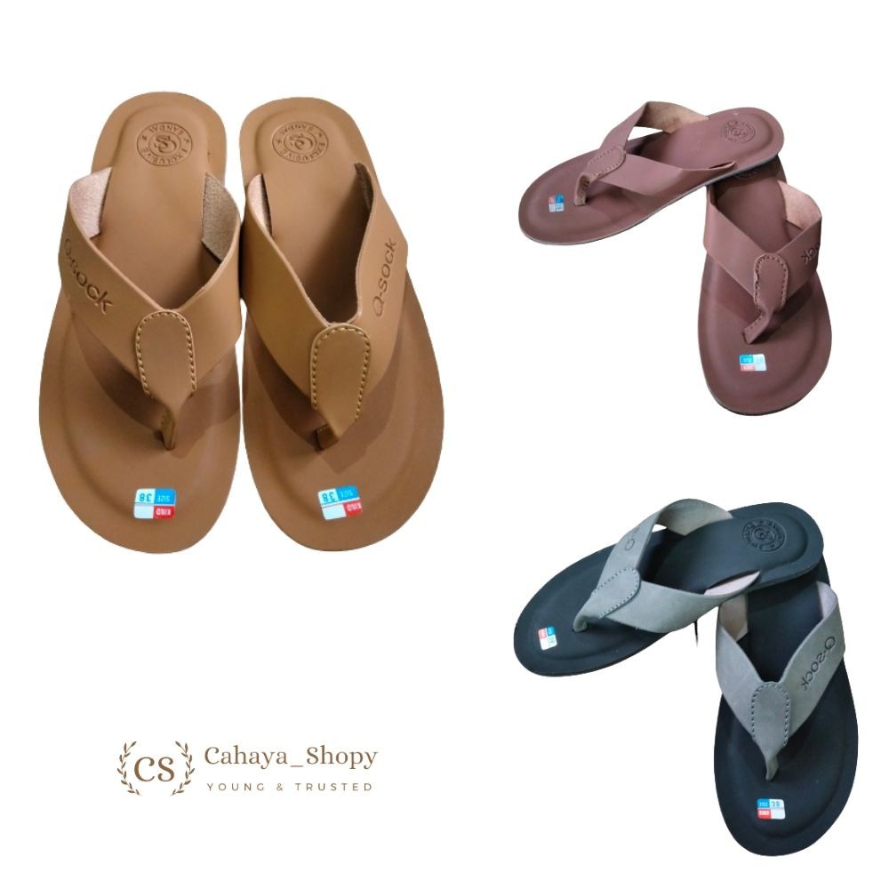 Sandal Jepit Pria Q-sock/Nyaman Dipakai/Eceran dan Grosir