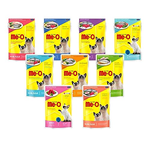 Me-O Makanan Kucing SACHET 80gr / Cat Wet Food Meo Pouch 80gr