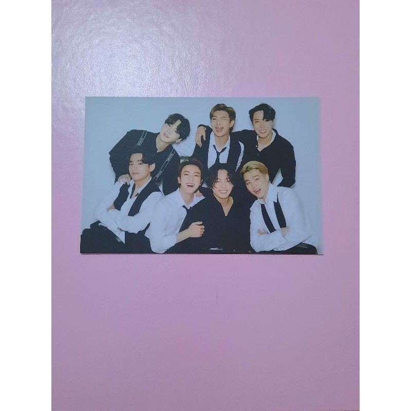 BTS NYEL Postcard Group Photo