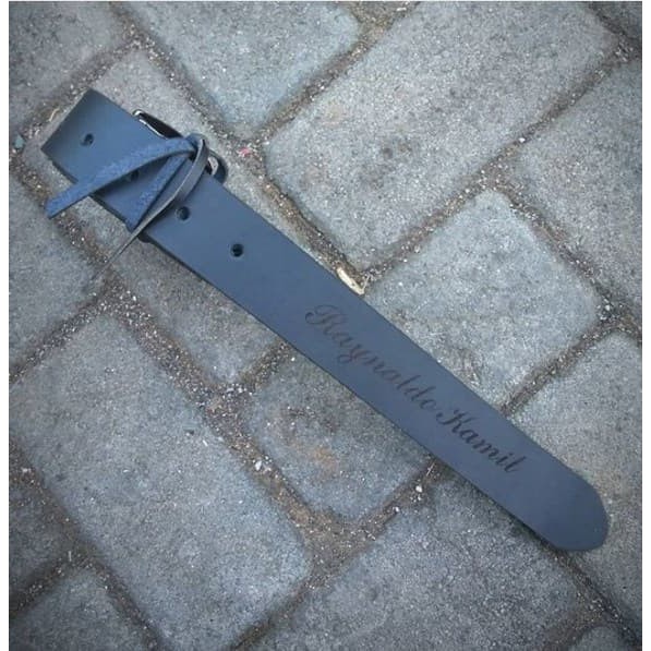 Sabuk Kulit Asli Costum Nama/Logo