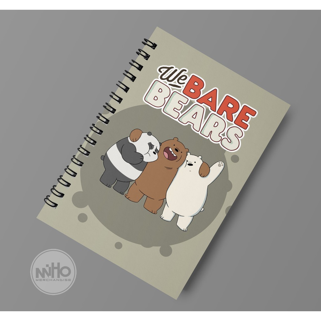 

Notebook We Bare Bears (E) / Hardcover / 60 lembar / Bergaris