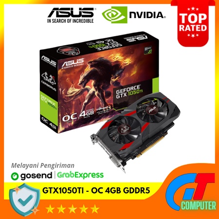 ASUS GeForce GTX 1050 Ti CERBERUS-GTX1050TI-O4G 4GB 128-Bit GDDR5