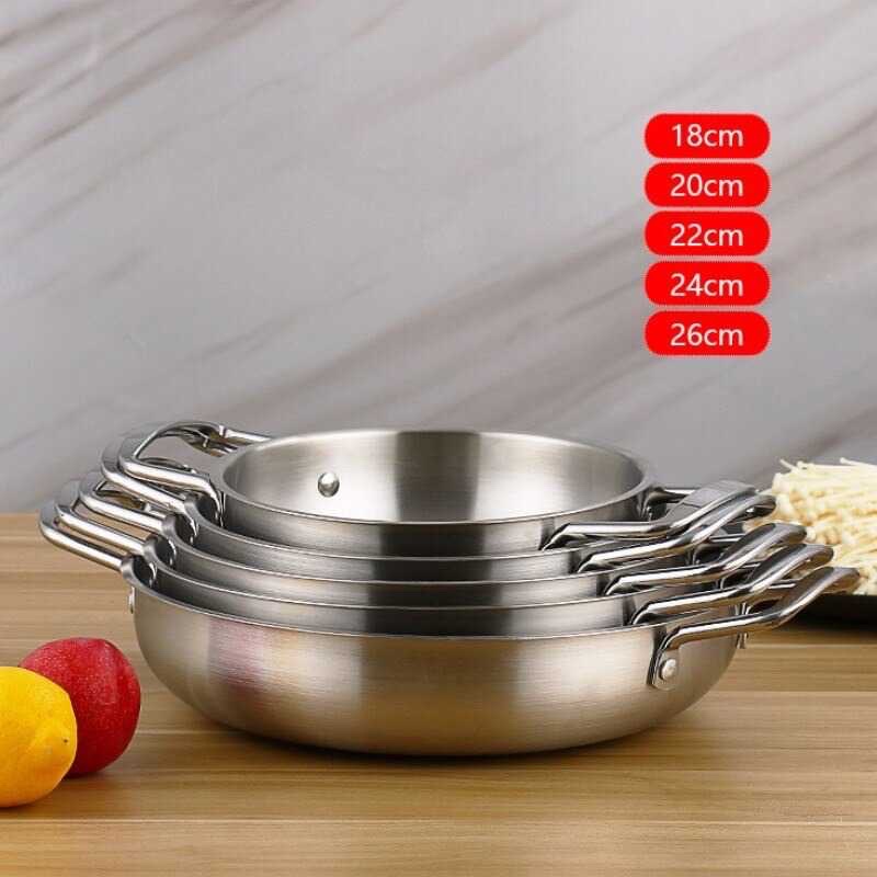 Corazon Panci Masak Korean Noodle Soup Pot Stainless Steel - KC0408