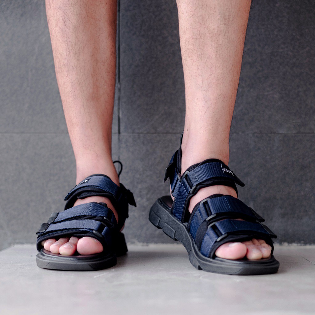 SECRET BLACK ORIGINAL x REYL MAN Sandal Gunung 2 in 1 Hitam Pria Casual Jalan Santai Traveling Main Harian Lebaran Sendal Sepatu Remaja Dewasa Fashion Distro Premium Outdoor Footwear Tali 3 Strap Big Size Ukuran Jumbo 44 45 Keren Terbaru Branded Kekinian