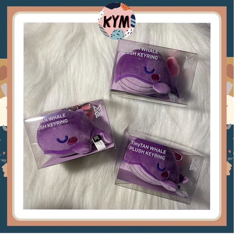 Tinytan Whale Plush Keyring