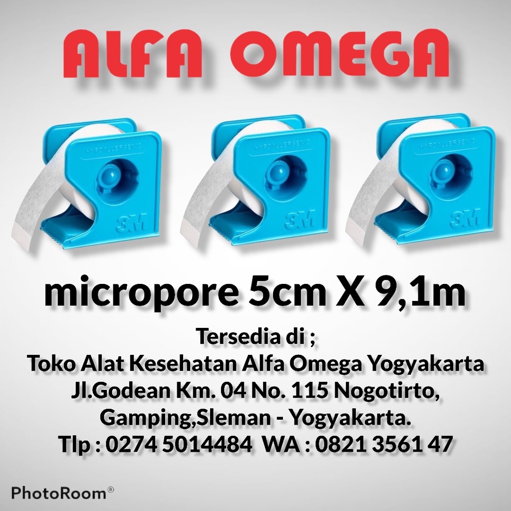 Micropore 5cm x 9,1cm