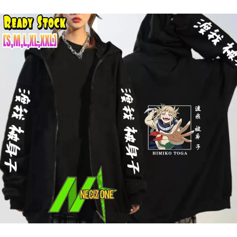 FASHION ANIME JEPANG ATASAN JAKET ZIPPER WANITA TOGA HIMIKO CHARACTER NEE DESIGN PREMIUM QUALITY