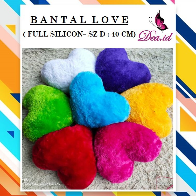 [DEASTORE] BANTAL LOVE BANTAL CINTA BANTAL SOFA RASFUR - BANTAL LEHER EMPUK DAN HALUS