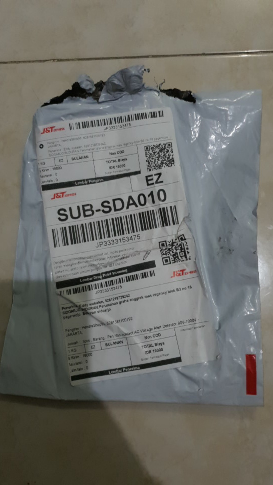 Pen Non-contact Ac Voltage Alert Detector 90v-1000v - Pespen - Pen Untuk Mengecek Tegangan Listrik