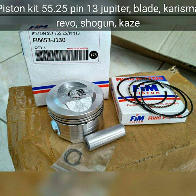 Piston FIM semi dome ukuran 55,25 mm PIN 13
Berat 300gram