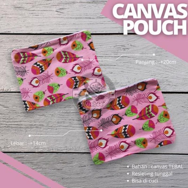 Pouch kanvas | Souvenir Kanvas | Souvenir Ready SIAP KIRIM | DK 20.14 |