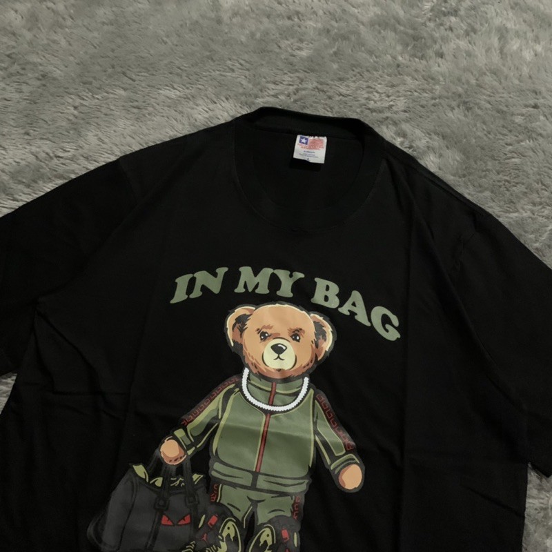 Kaos Tshirt Nsa Bear In My Bag Mirror