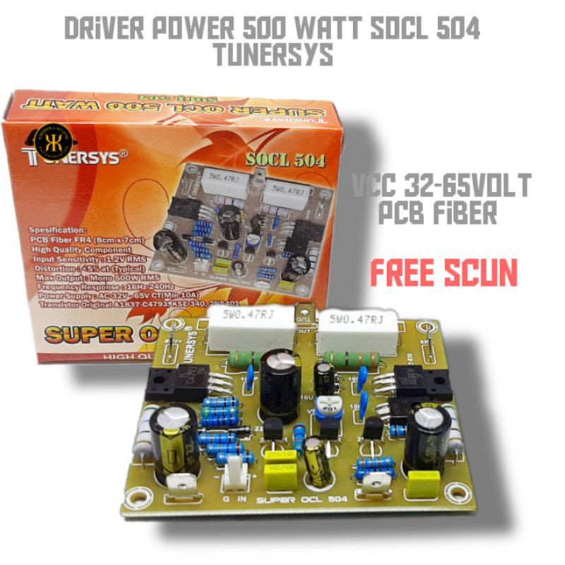 KIT DRIVER SOCL 504 500 WATT Tunersys