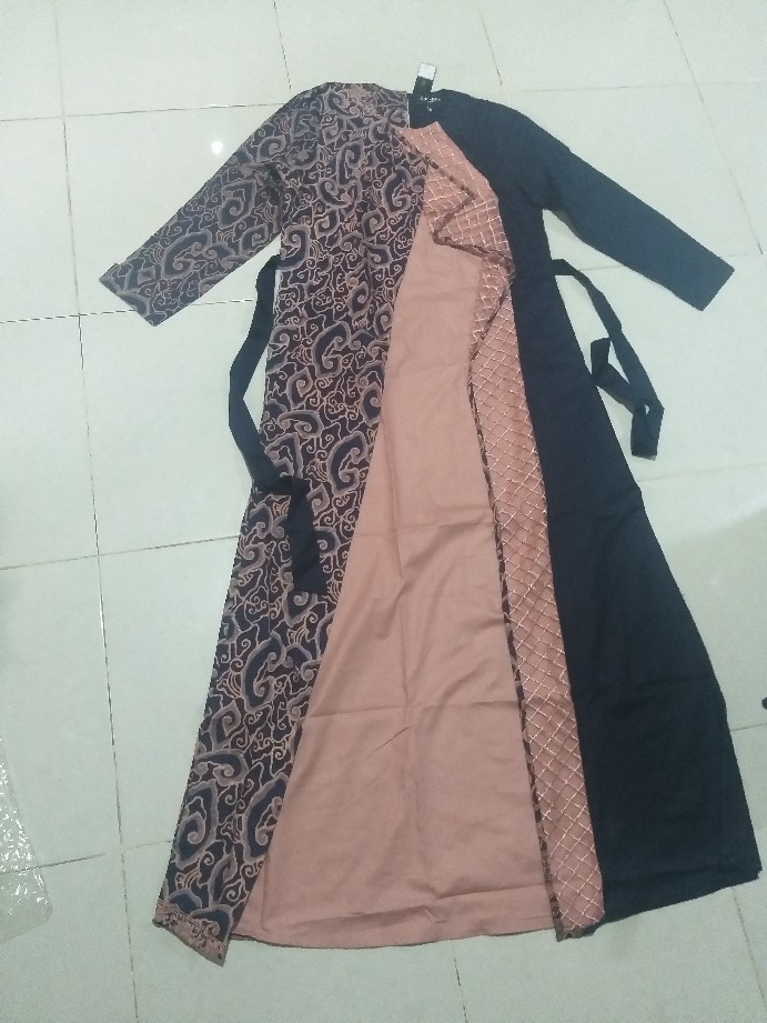 Gamis Batik Wtp 22 Mm Navi